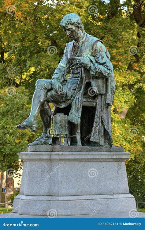 Statue of Chemist Carl Wilhelm Scheele in Stockholm, Sweden Stock Image ...