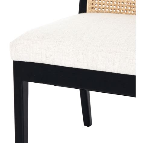 Nismaaya Jena Rattan Dining Chair Black – Nismaaya Decor