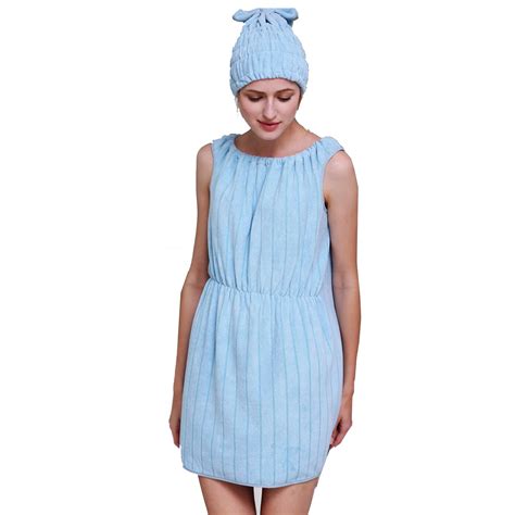 Honana bx-r962 soft bathrobe women bath dress microfiber cozy spa bath ...