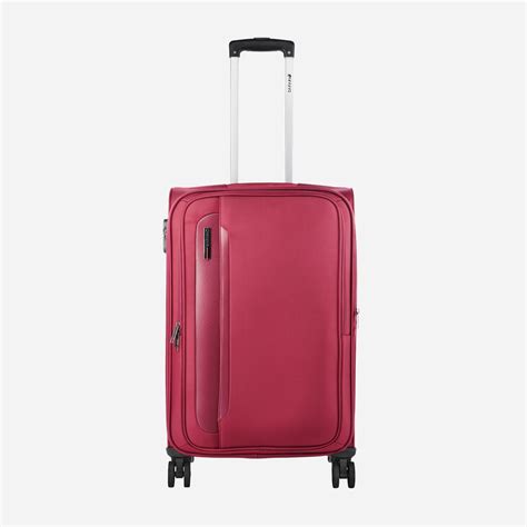 Buy Safari Nuvaldo Deluxe 59/69/79 cm Red Trolley Bag Online