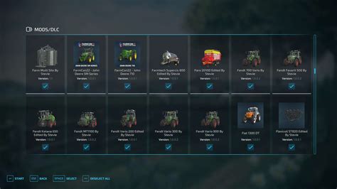 Full Mod List ModPack By Stevie FS22 Mod | Farming Simulator 22 Mod
