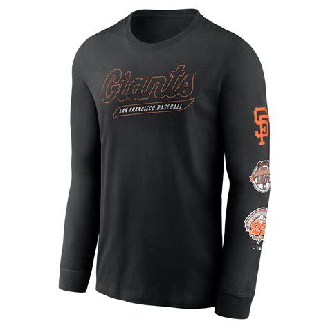 Black San Francisco Giants Long Sleeve Shirts. Nike.com