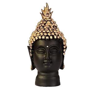 Buy Buddha Head Statue Decorative Buddha Idol Showpiece for Home Living ...