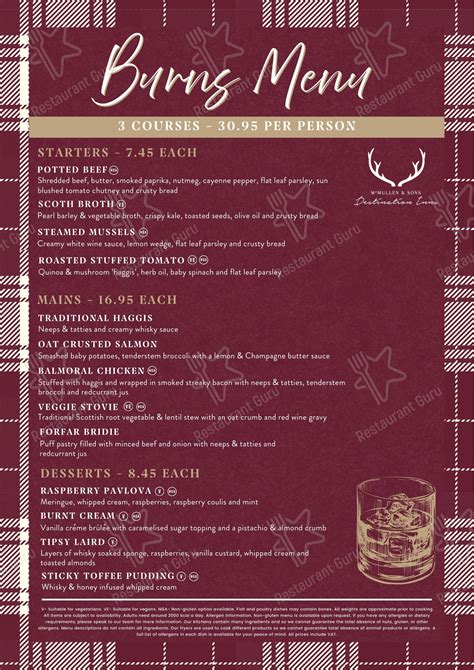 Menu at Warbler on the Wharf pub & bar, Milton Keynes