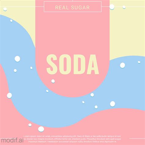 Soda Drink Ingredient Label