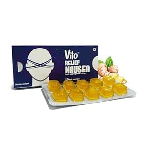 Buy Vito Relief Nausea Ginger Lozenges -Instant relief from Travel ...