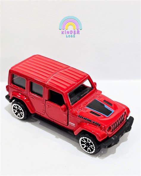 Majorette Jeep Wrangler Rubicon 4XE - Red (Uncarded) - Buy At Kinder Logs