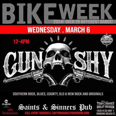 BIKE WEEK - Gun Shy! Southern Rock, Blues, County, Old & New Rock and ...