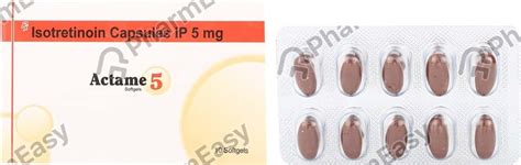 Isotroin 5 MG Capsule (10): Uses, Side Effects, Price & Dosage | PharmEasy