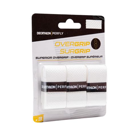 Buy Badminton Superior Overgrip X 3 White Online | Decathlon