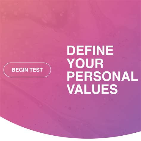 Personal Values | Test