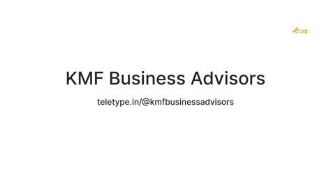 KMF Business Advisors — Teletype