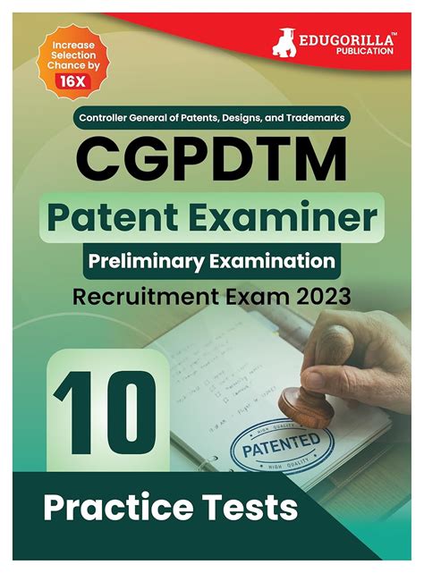 CGPDTM Patent Examiner Exam Book 2024 - Controller General of Patents ...
