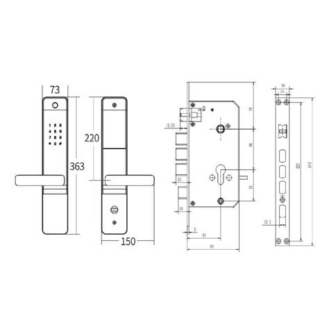 Code Door Lock | Keyless door lock exterior | Ilockey
