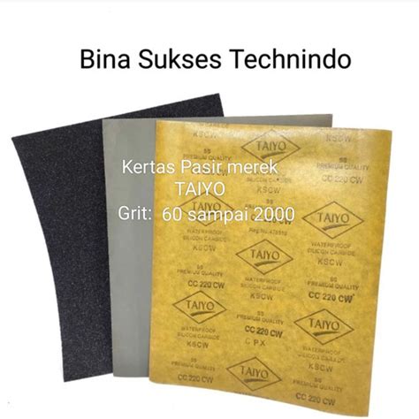 Jual KERTAS PASIR / AMPLAS TAIYO 360 400 500 600 800 1000 1200 1500 ...