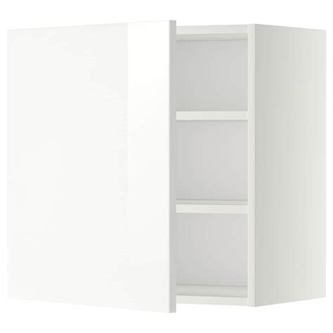 METOD wall cabinet with shelves, white/Ringhult white, 60x37x60 cm ...