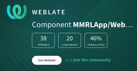 MMRLApp/WebUI X: Portable/WXP: WebUI @ Hosted Weblate