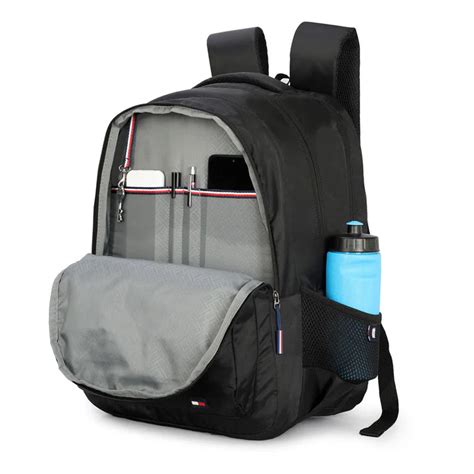 Tommy Hilfiger Jadon Unisex Water-Resistant Laptop Backpack Black – Brand27