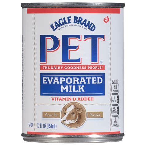 PET Brand Real Sea and Kosher Certified Evaporated Milk, 12 fl oz ...