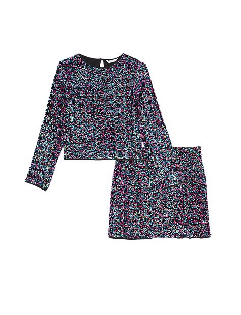 Buy 2pc Sequin Top & Bottom Outfit (6-16 Yrs) at Marks & Spencer