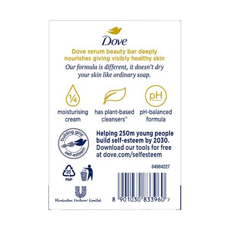 Dove Serum Bar with Nutrient Serum | 375g (125g x 3)