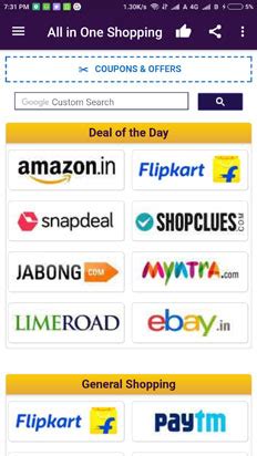 All in One Shopping App - All in One Apps - India