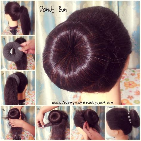 12+ First Class Bun Donut Hairstyles For Medium Length Hair
