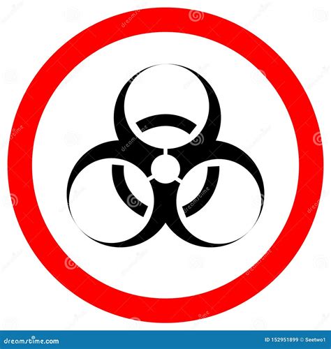 Radiation Risk Icon Set, Radioactive Hazard Signs Vector Illustration ...