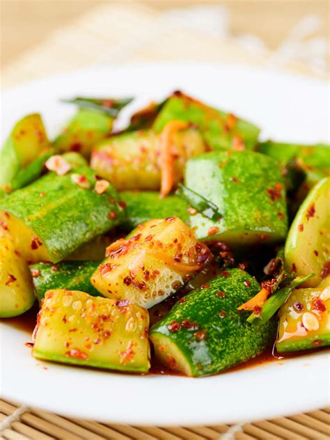 Fresh Cucumber Kimchi Salad | Smells Like Delish - what is the smell of kimchi