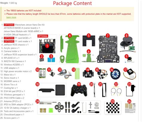 Buy JetRacer Professional Version ROS AI Robot Complete Kit B with ...