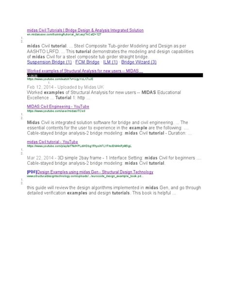 Midas Civil Tutorial AASHTO 的图像结果
