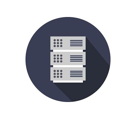 Ícone de servidores | Vetor Premium