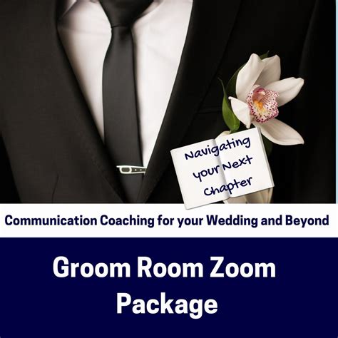 Groom Room Zoom Package