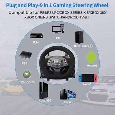 DOYO Gaming Steering Wheel with Pedals and Shifter, India | Ubuy