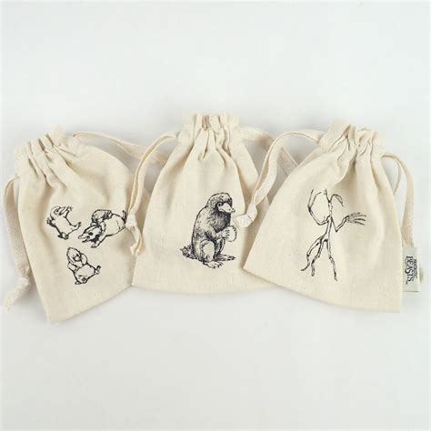 F238208_FANTASTIC BEASTS×Flapper手描きモチーフ巾着ポーチ2 | Flapper