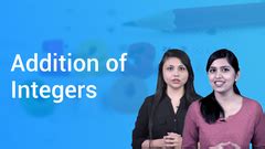 Class 6 Integers - Operations on Integers