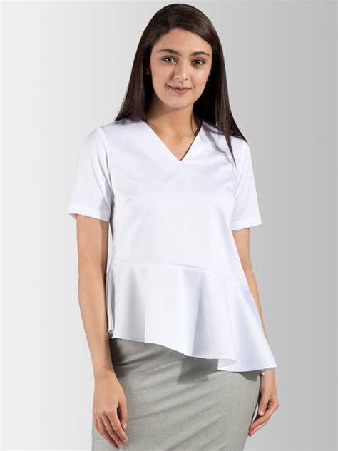 White Tops For Women - Buy Trendy White Tops Online | Nykaa Fashion