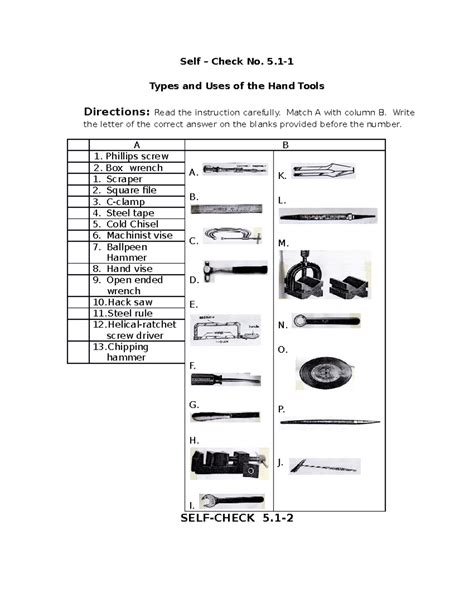 Image result for Engineering Hand Tools Test