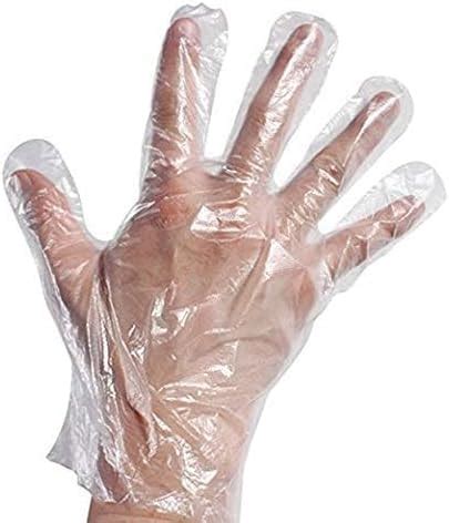M/S RETAILPICK R P Plastic - Unisex Clear Hand Gloves (Powder Free ...