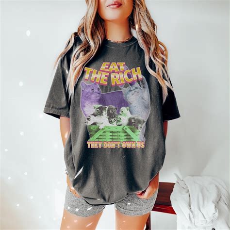 Comfort Colors® Eat the Rich Shirt, Socialist T-shirt, Democratic ...