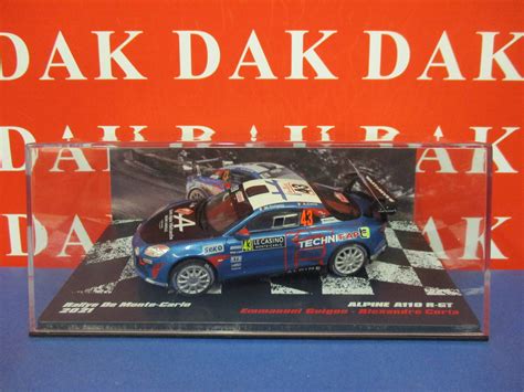 Die cast 1/43 Modellino Auto Alpine A110 R-GT Rally Monte Carlo 2021 E ...