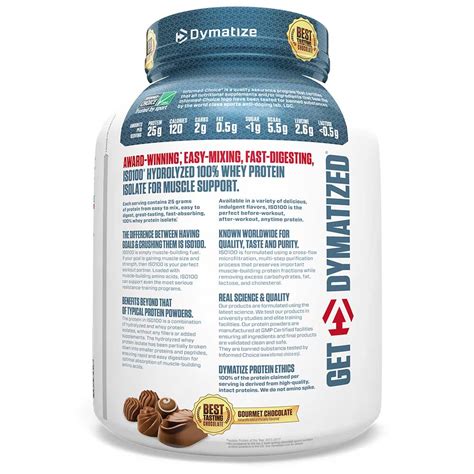 Dymatize ISO 100 Hydrolised Whey Protein Powder 5 lbs