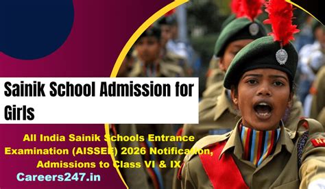 All India Sainik Schools Entrance Examination (AISSEE) 2026 ...
