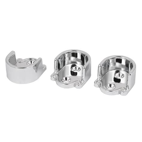 ELECTROPRIME Wardrobe Closet Zinc Alloy Rail Rod End Bracket Support ...