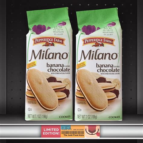 Pepperidge Farm Milano Banana Chocolate Cookies - The Junk Food Aisle