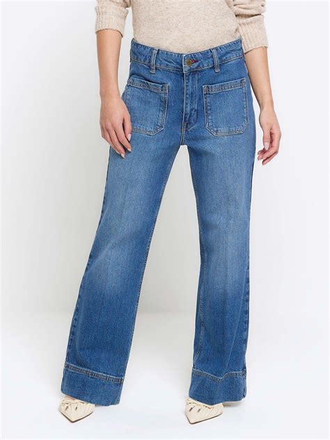 Jeans | Petite | 14 | wide leg jeans | Women | Very