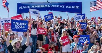 Image result for Trump vows retribution at rally