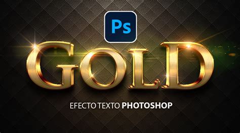 Shiny gold text effect in photoshop - Aprende Facil