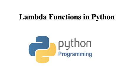 Lambda Functions Python 的图像结果