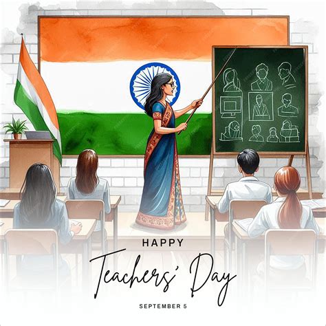 Teachers Day India social media post banner poster template | Premium ...
